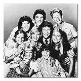The Brady Bunch B&W Matte Photograph - 12x12 Inches (Robert
Reed Mike Lookinland Florence Henderson)