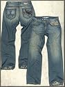 Affliction Crow Denim Vintage Boot Cut Men's Jeans in Medium Calcified Wash