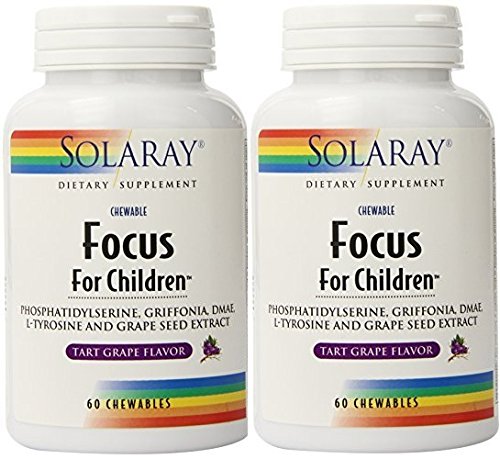 Solaray Focus for Children Supplements (60 Pack of 2)