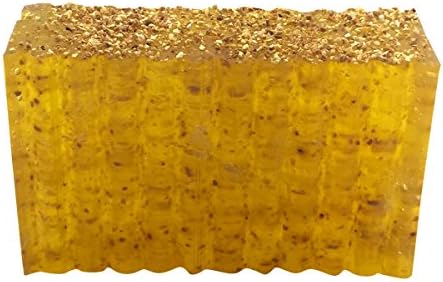 Lemon Peel Handmade Aromatherapy Soap ~ Bright Fresh Spa Scent with Real Lemon Peel ~ Gentle Exfoliating Soap ~ One 5oz. Bar of Luxury Soap with NO Sulfates