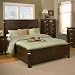 Windsor Panel Bed in Dark Cherry Size: Queen