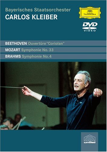 Carlos Kleiber - Beethoven Coriolan Overture, Brahms Symphony No. 4, Mozart Symphony No. 33,  Munich under The Dvd Store