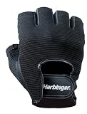 Harbinger 155 Power StretchBack Glove (Black)