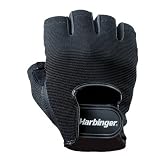Harbinger Power StretchBack Glove (Black, Medium)
