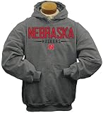 Nebraska Hoodie with Screen Print Logo