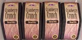 Gourmet Food : Cranberry Crunch Bread Mix - 4 Boxes
