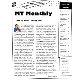 Click here to buy Mt Monthly: The Monthly Newsletter For Medical Transcriptionists by .