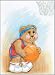 Sports Bear Basketball Star - Childrens Wall Art, Kids Wall Art, Nursery Wall Art