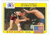Dan Gable Autographed/Hand Signed card (Wrestling USA Olympic Gold - Iowa State University) 1980 LAO