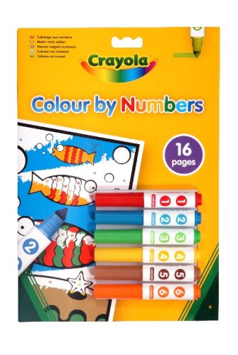 Childrens Toyshop  Toys : Crayola Colour By Numbers