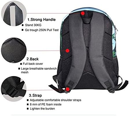 Dragon Ball Shoulders Bag Preppy Style Cartoon Backpack Backpack Students Schoolbag (Style1)