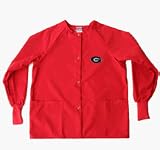 Georgia Bulldogs Scrub Style Nursing Jacket from GelScrubs (with the G Logo)