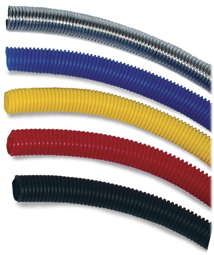 Spectre 29512 Red Convoluted Tubing - 10-Feet Long