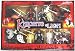 4 Roman Gladiators Figure Playset (4 Gladiators, 3 Shields, 10 Weapons 2 Horses & Lion) (Boxed) by BMC