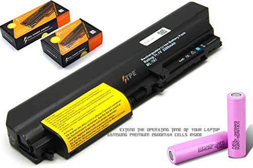 TPE® [Golden Mark] New Laptop Battery for Lenovo (IBM) ThinkPad R61 T61 R61i R61e T400 R400 Series Laptops 42T5225 42T5227 42T5262 42T5264 42T5229 41U3197 42t5263 42t5230 43R2499 42T4530 42T4531 series Laptop Battery(ONLY for Laptops of 14.1