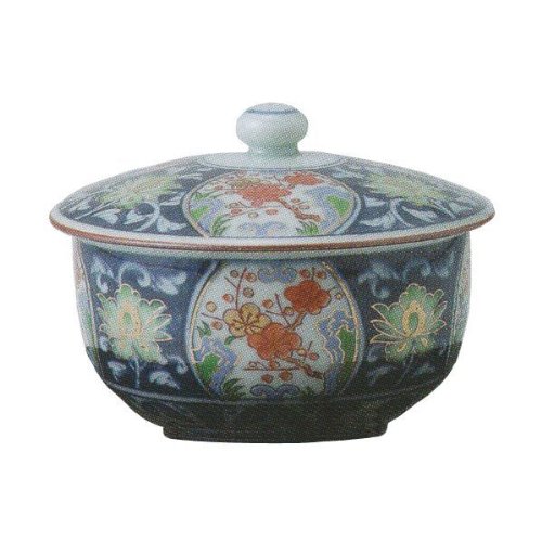 湯呑み　蓋付煎茶　古伊万里　美濃焼