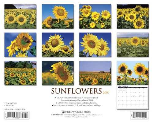 Sunflowers 2009 Calendar under Plants in The Books Store