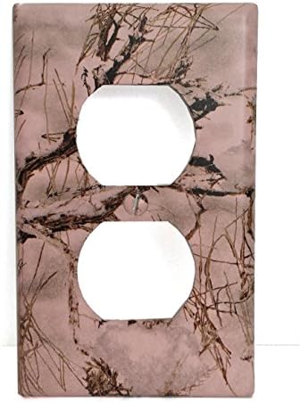 TSC Single Outlet Cover Country Girl Pink Camo