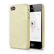 elago S4 Breathe2 Case for iPhone 4/4S - Semigloss Vanilla + HD Professional Extreme Clear film