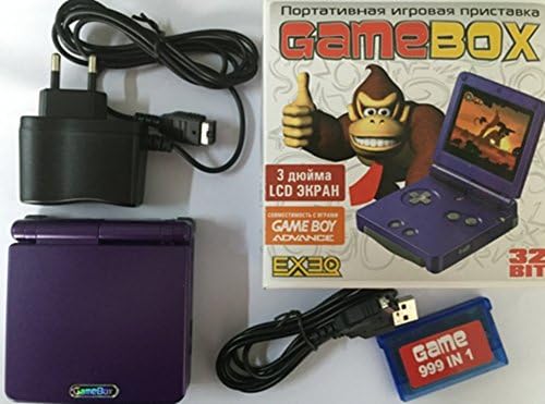 GameBox GBADVANCE SP 3.00" LCD Handheld Console with free 453 in 1 game Cartridge send by Random Color