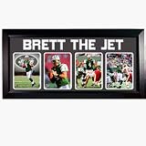 Brett Favre Four 8" x 10" Photographs (Framed) with ... thumbnail