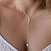 Meily(TM) Women Bohemia Simple Little Triangular Tassels Chian Bar Alloy Necklace