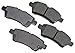 Akebono Brake Pad Set (ACT1101), GREY