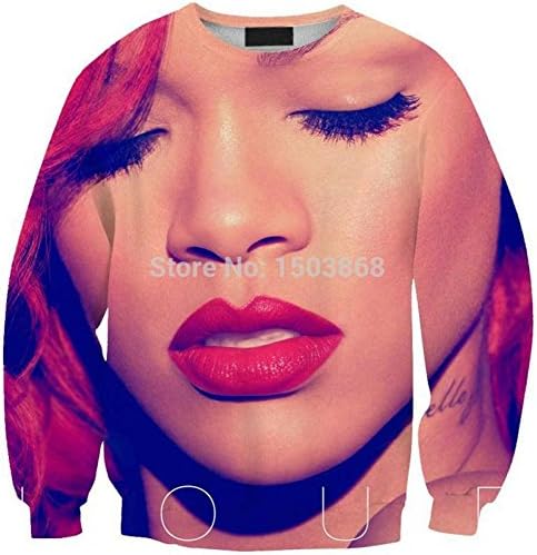 Cool Boys Rihanna sweatshirt 3D emoji women fashion printed Hoodies Hot New sportswear pullover Jogging suits Rihanna sudaderas Meletom