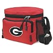 Georgia Bulldogs Lunch Box Cooler Bag Insulated Red University of Georgia - Top Quality Unique Lunchbox or Red Cushioned Travel Bag OFFICIAL NCAA MERCHANDISE