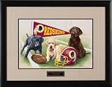 NFL Washington Redskins Jim Killen Signature Black Framed Print