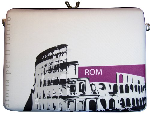 DIGITTRADE LS137-15 Notebook Sleeve 15,4 Laptop Bag Rom Neoprene Soft Carry Case up to 15.6 Inch Anti Shock System