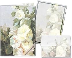 Hollyhock - Stationery Gift Set (20 sheets and 12 envelopes)