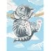 Dimensions Needlecrafts Paintworks Paint By Number, Hang On Kitty