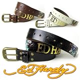 (エドハーディー)Ed Hardy メンズ ひび割れ加工 レザーベルト -SNOOP DOLLAR-「EH1246」アメリカでも日本でも人気スターが愛用の人気ブランド！！目立つ事間違いなしです！！◆ Snoop Snoop