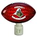 Pack of 2 NCAA Purdue Boilermakers Football Shaped Night Lights