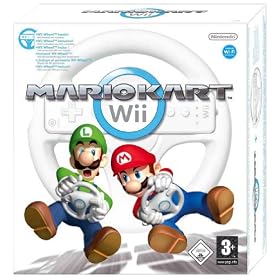 Nintendo Wii - Mario Kart + Wheel (Volante) [Bundle]