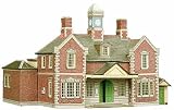 Superquick Terminus Building or Through Station 1/72 OO/HO - Card Model Kit