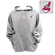 Cleveland Indians MLB "Goalie" Pullover Hooded Sweatshirt (Heather)
