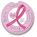 Pink Ribbon, Mothers, Sisters, Daughters, Friends Car Coaster -2 Pack