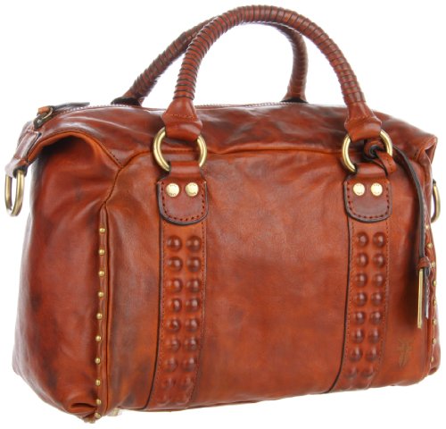 FRYE Roxanne Satchel,Whiskey,One Size