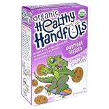 Healthy Handfuls Organic Crocodile Cookies, Oatmeal Raisin, 6-Ounce Boxes (Pack of 12)