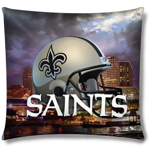 Northwest New Orleans Saints Real Photo Throw Pillow Size: One Size