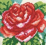 Rose Needlepoint Kit