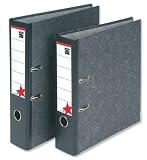 5 Star Office Lever Arch File 70mm A4 Cloudy Grey [Pack 10]