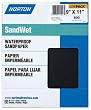 Norton 1223 WetSand 600-Grit 9-by-11-Inch Sheets, 25 Sheets