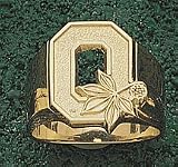 Ohio State Buckeyes O Men's Ring Size 10 3/4 - 14KT Gold Jewelry