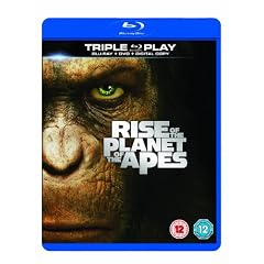 Rise of the Planet of the Apes - Triple Play (Blu-ray + DVD + Digital Copy)[Region Free]