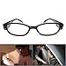Hand-free Touch Switch Super Bright LED Lighted Up Bedroom Clamping Book Map Reading Glasses +2.00