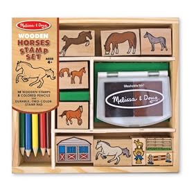 Melissa & Doug Horses Stamp Set
