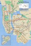 New York City Subway Poster Poster Print, 36x24
